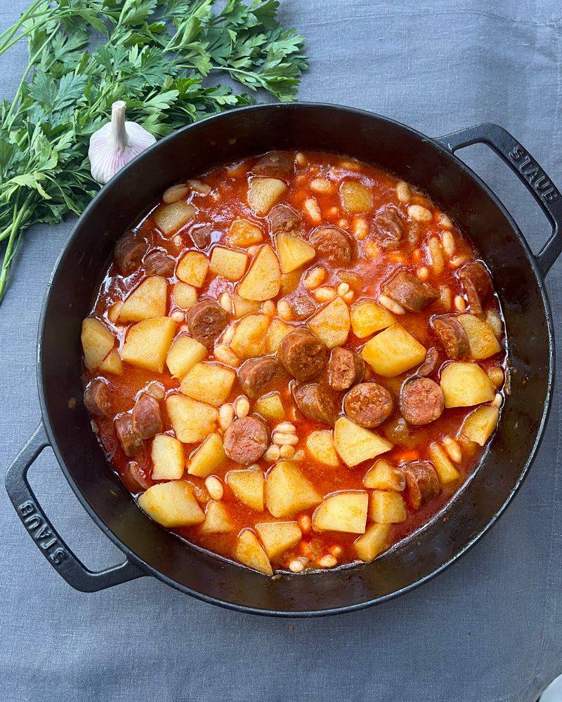 Smoky Chorizo and Potato Stew
