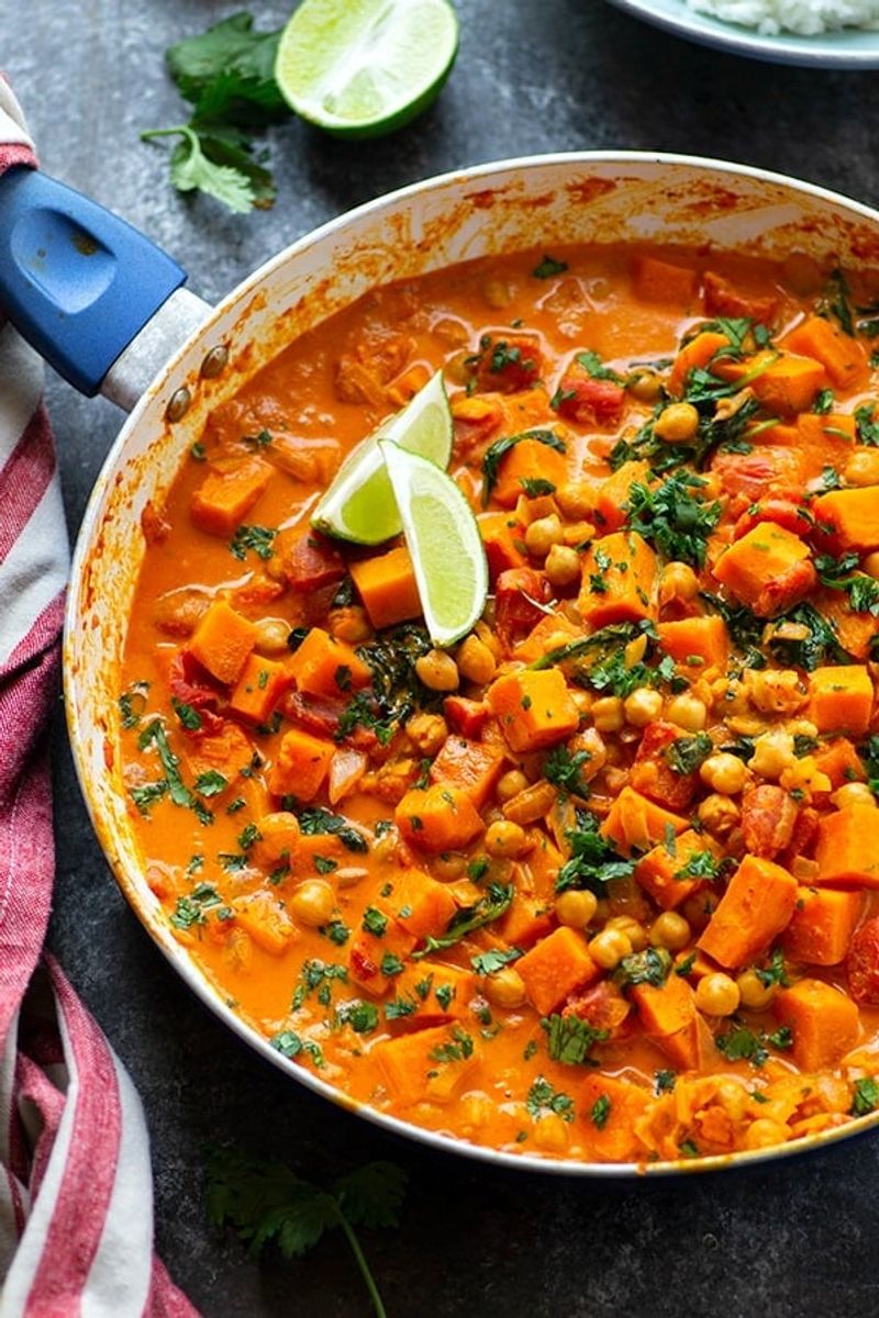 Chickpea and Sweet Potato Curry