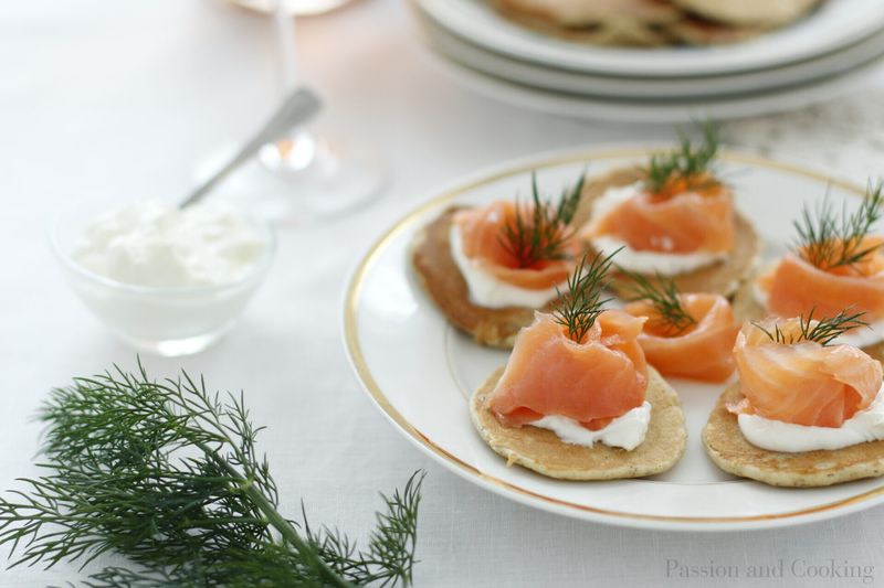 Smoked Salmon Blinis