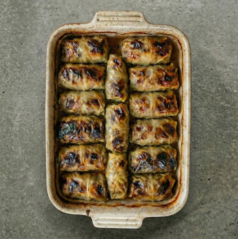 Kaldolmar (Swedish Stuffed Cabbage Rolls)