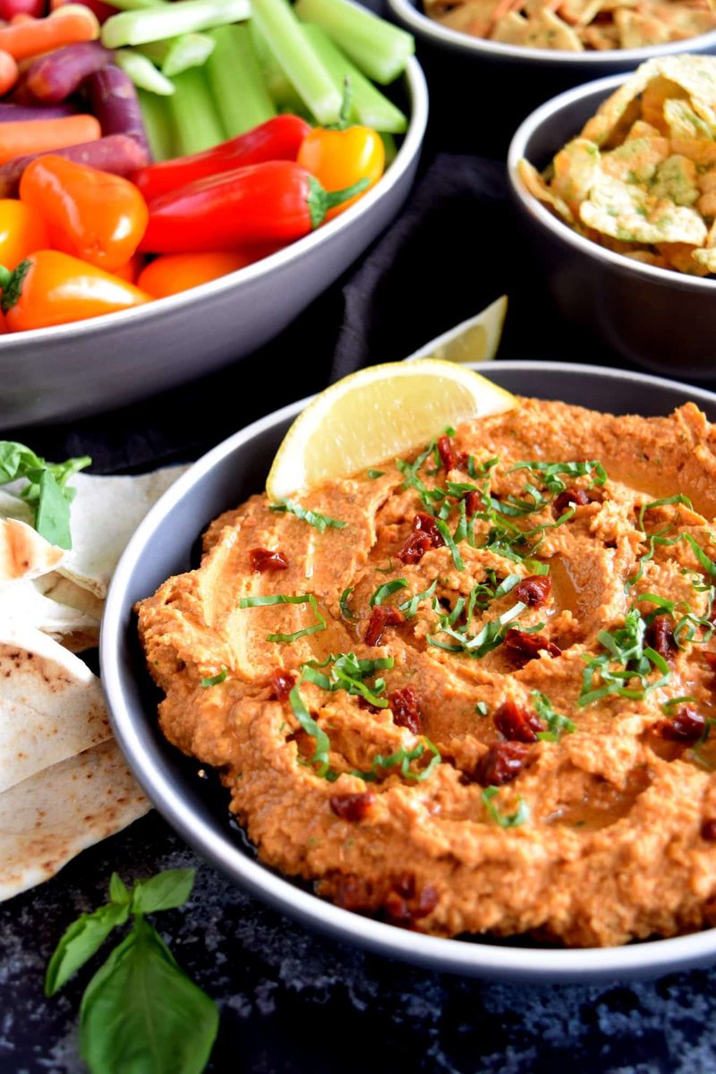 Sun-Dried Tomato Hummus