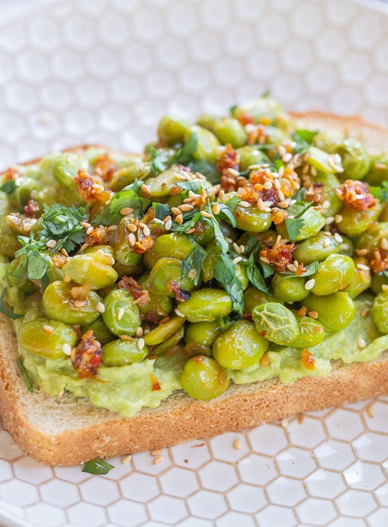 Edamame and Avocado Toast