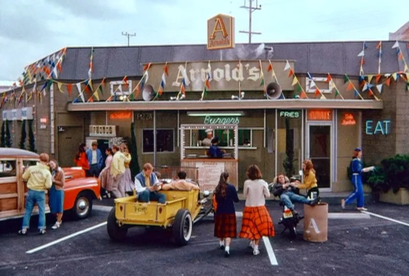Burgers and Malts from Arnold's on Happy Days