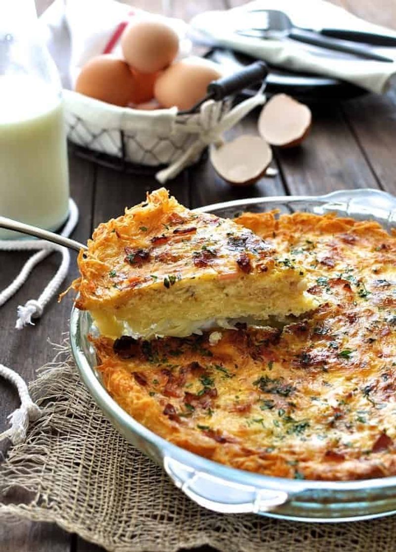 Fry-Crust Quiche