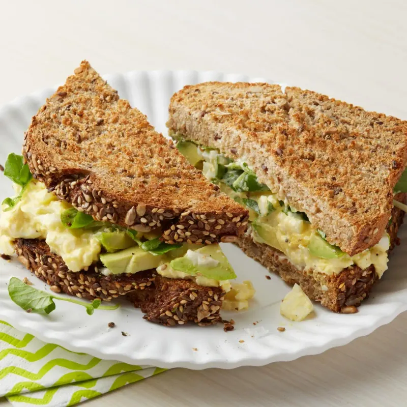 Avocado and Egg Salad Sandwich
