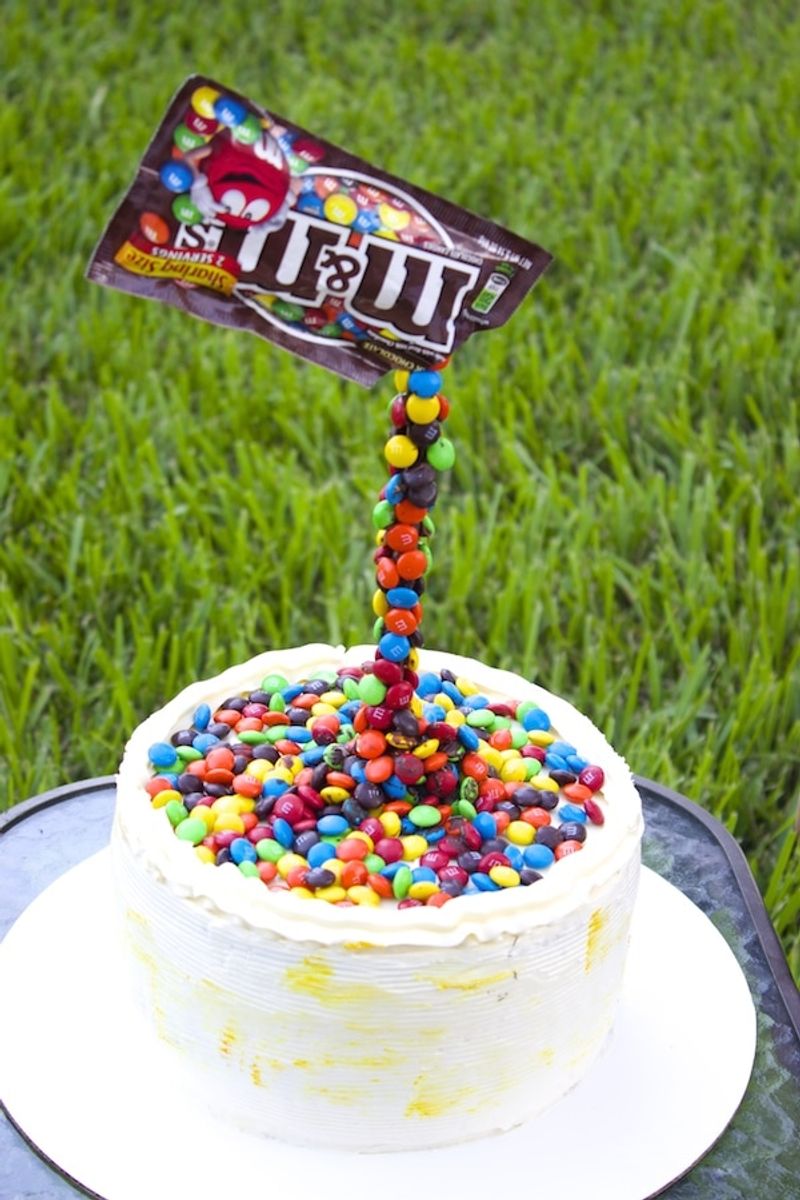 Gravity-Defying Cake