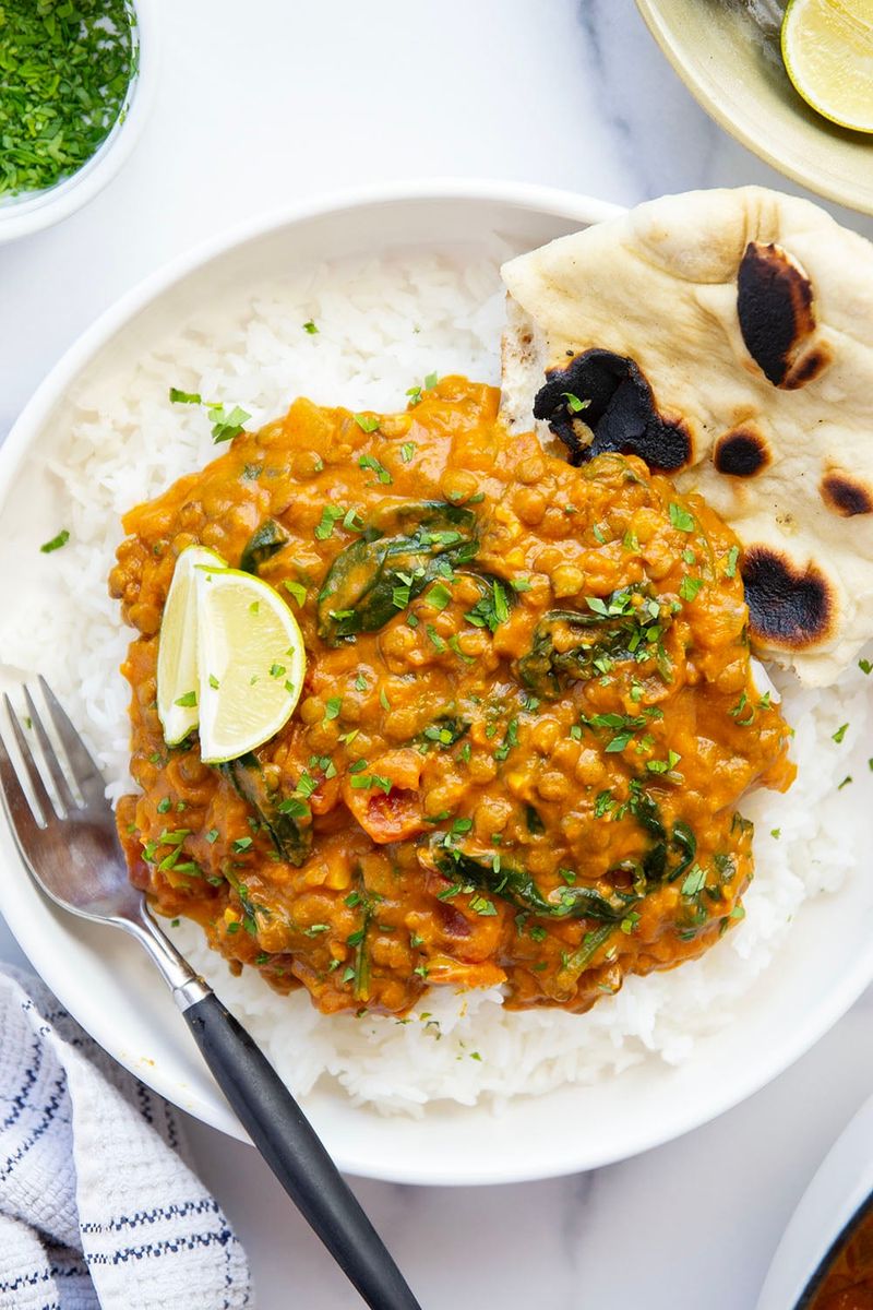 Spiced Pumpkin and Lentil Curry