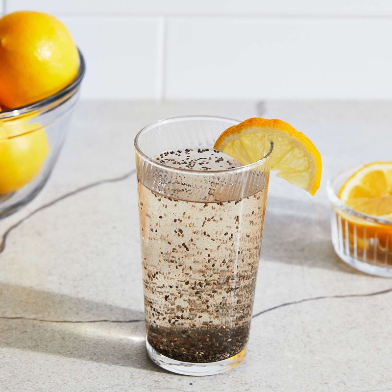 Chia Seed Lemonade Drink-Snack