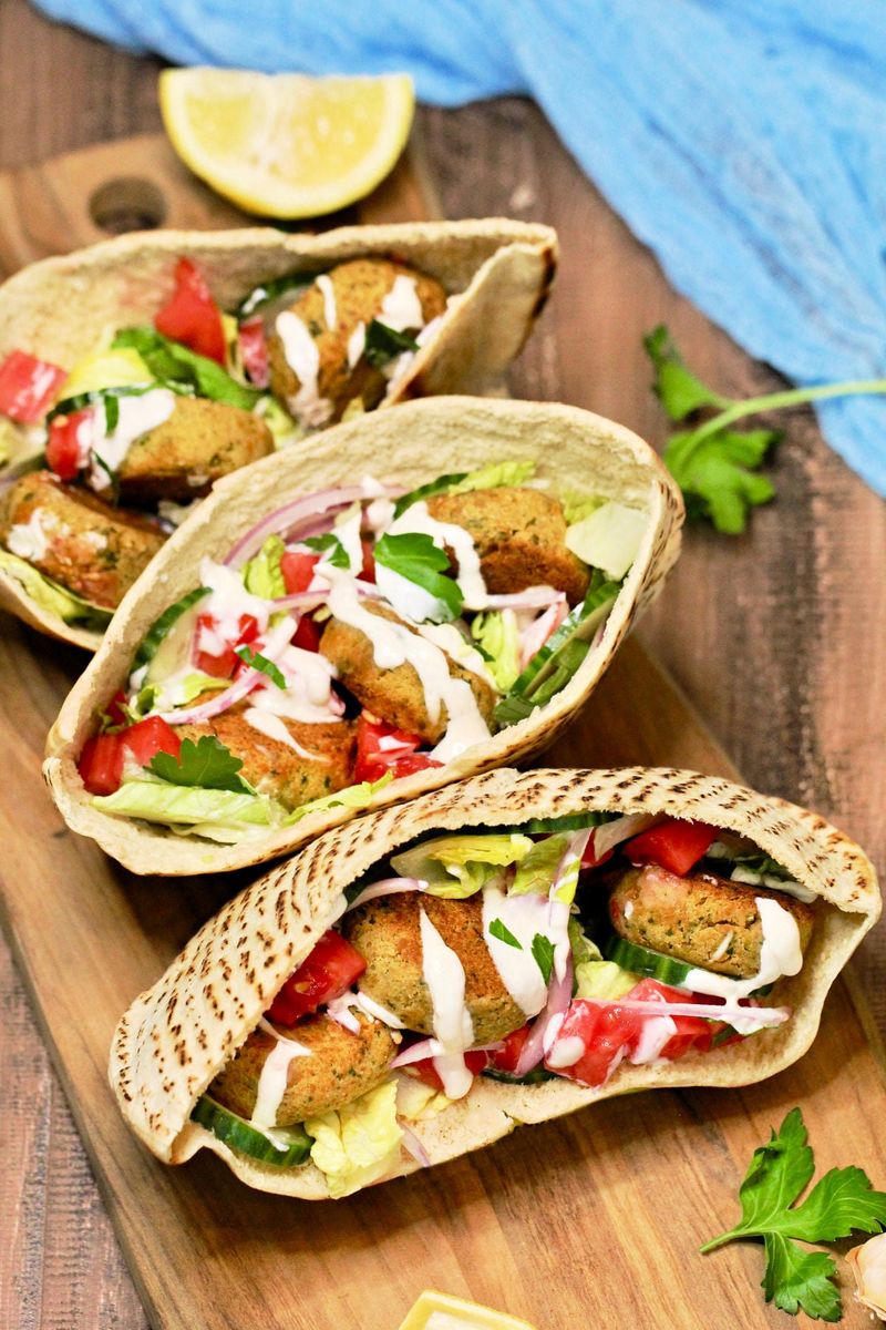 Falafel Pita Pockets