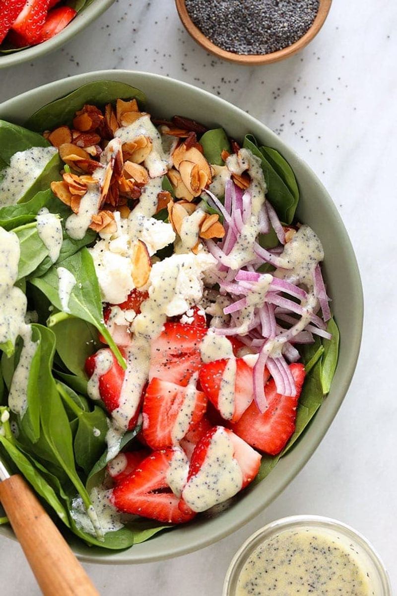 Strawberry Spinach Salad with Poppy Seed Dressing