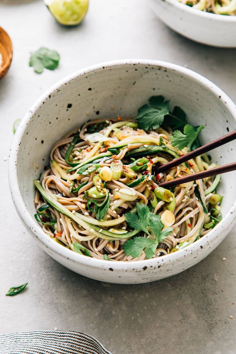 Chilled Radish and Cucumber Noodles