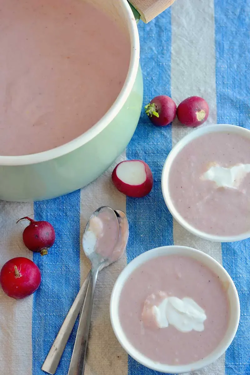 Creamy Radish and Potato Soup