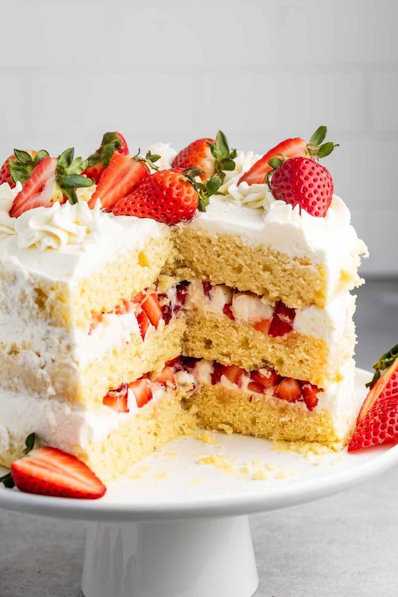Strawberry Shortcake Celebration Cake