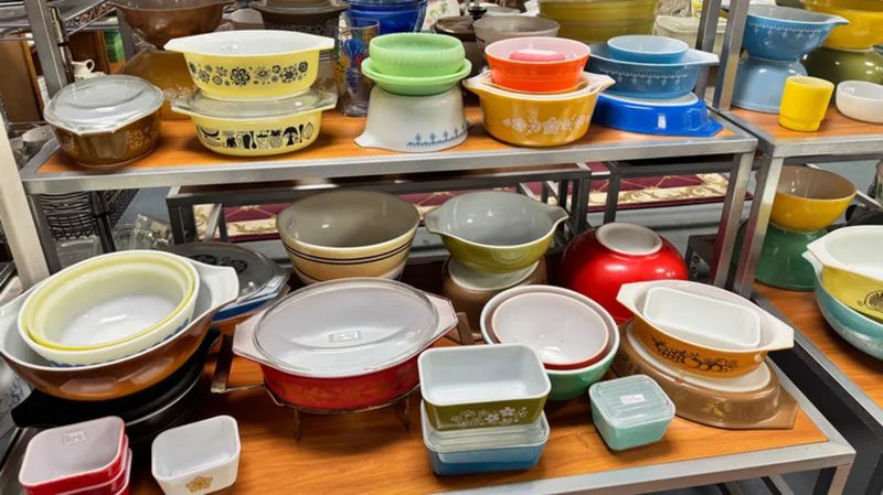 Vintage Pyrex and Fire-King Dishes