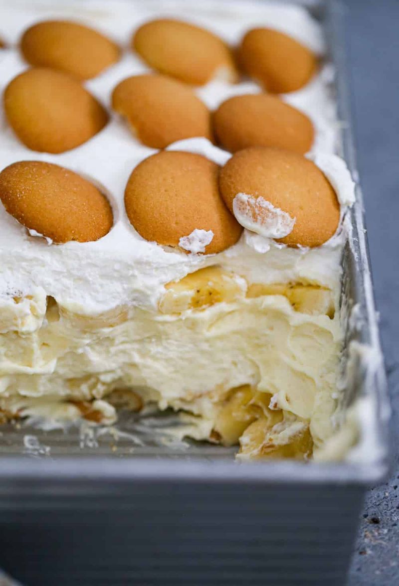 No-Bake Banana Pudding Cake