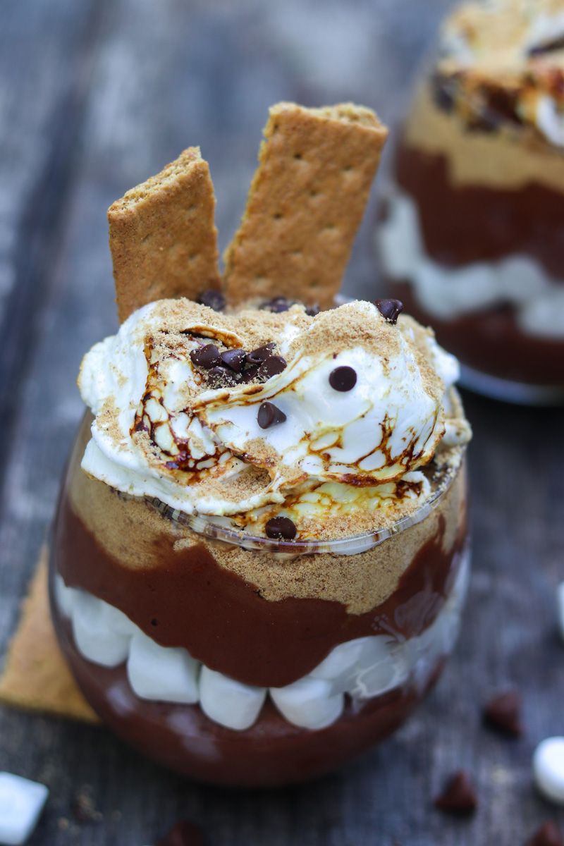 S'mores Mousse Cups