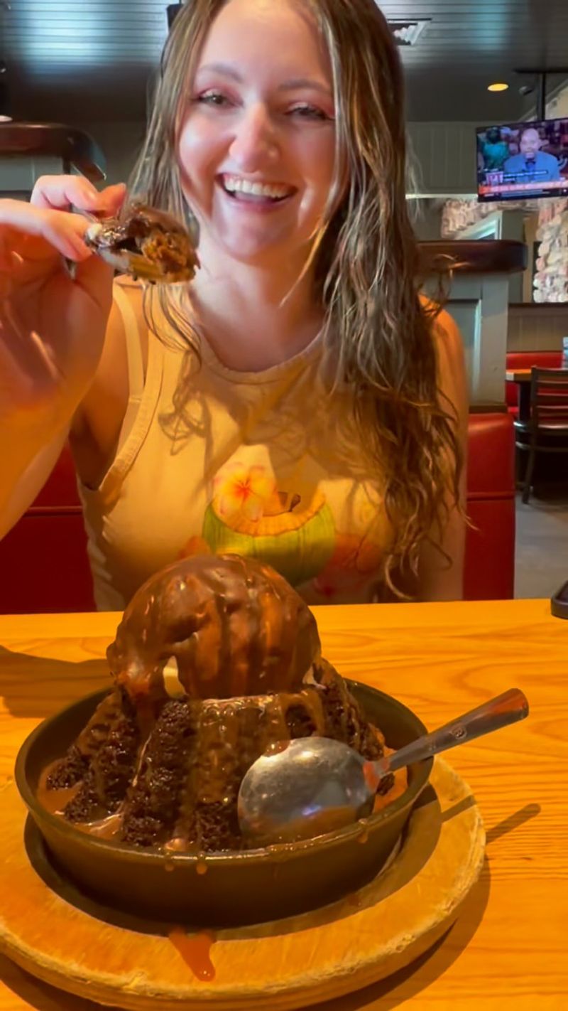 The Volcano Dessert Sundae