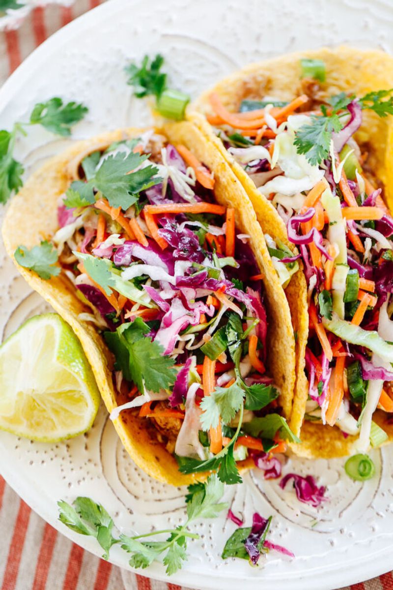 Cilantro Lime Coleslaw for Tacos