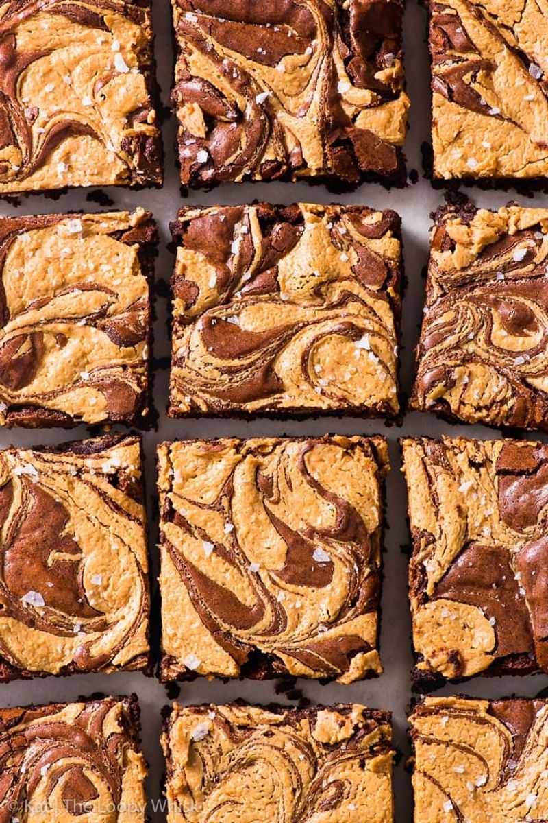 Peanut Butter Chocolate Swirl Brownies