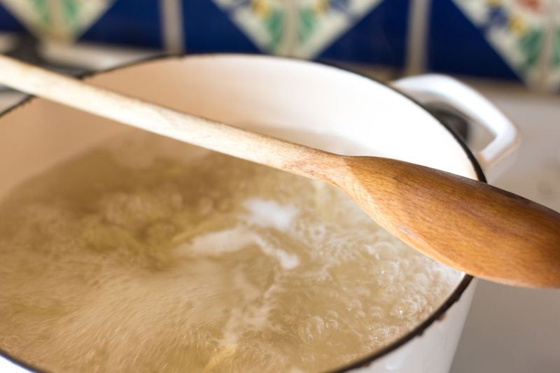 Use a Wooden Spoon to Keep Pots from Boiling Over