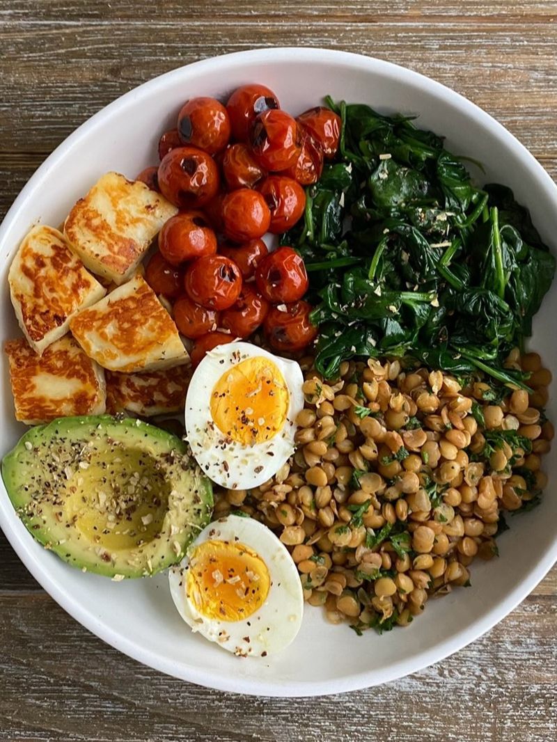 Lentil Breakfast Bowl