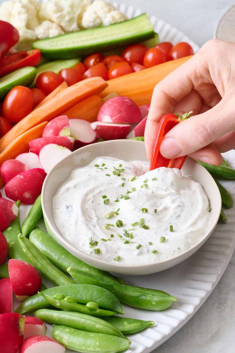 Serve Veggies With Dips Kids Actually Love