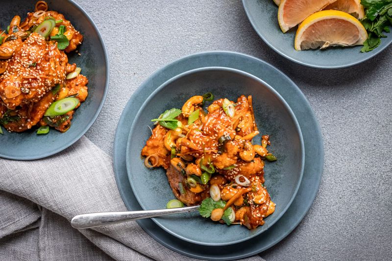 Grapefruit Chicken Stir-Fry