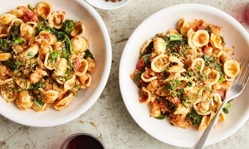 Spicy Nduja and Mozzarella Pasta
