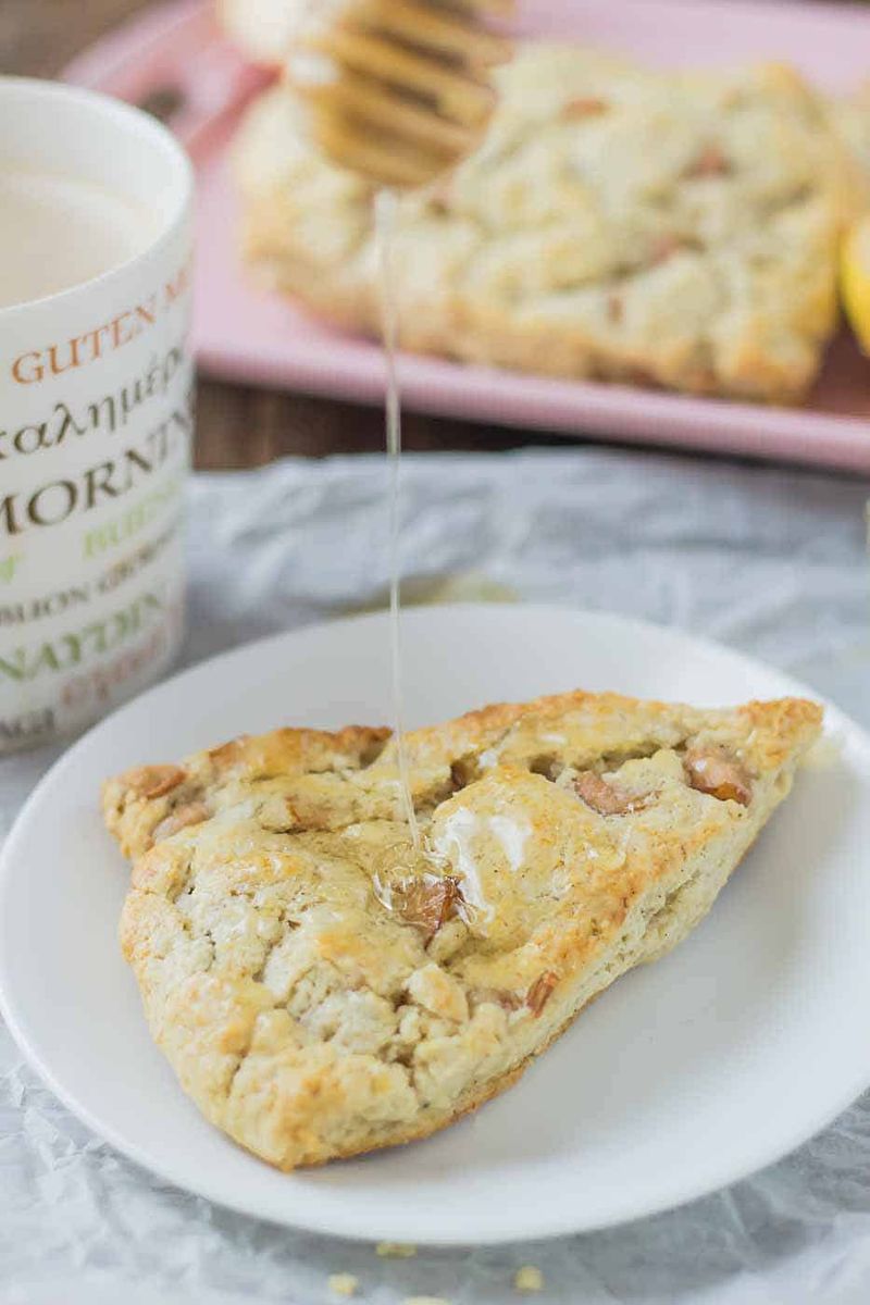 Pear and Cheddar Savoury Scones