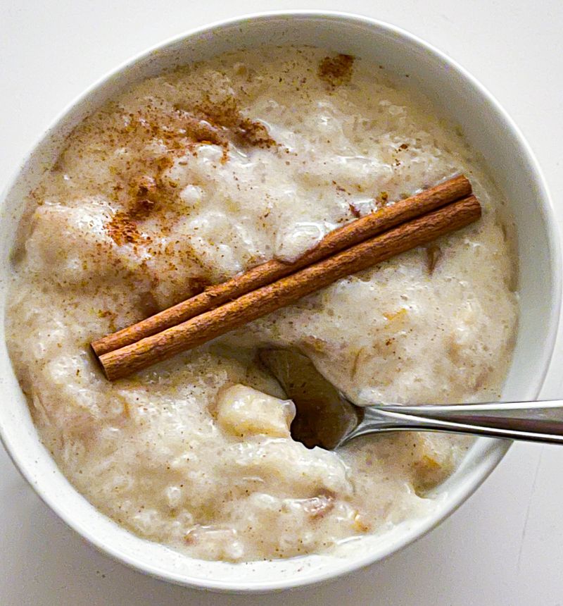 Pear and Vanilla Rice Pudding