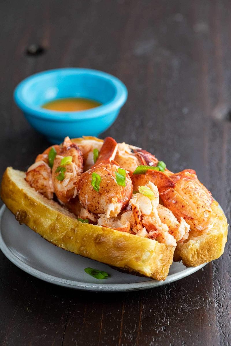 Lobster Roll with Lemon Butter