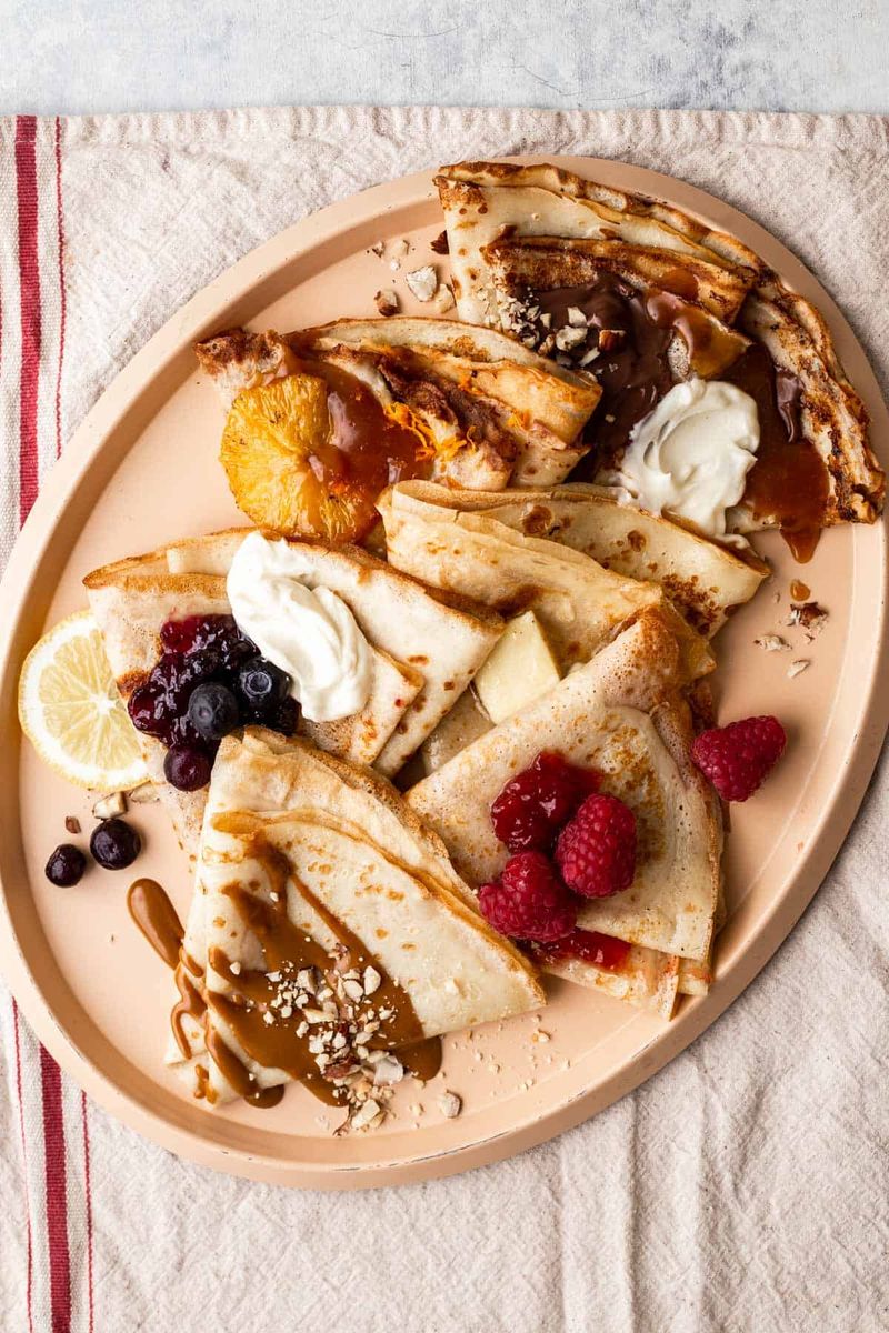 Pecan Praline Crepes