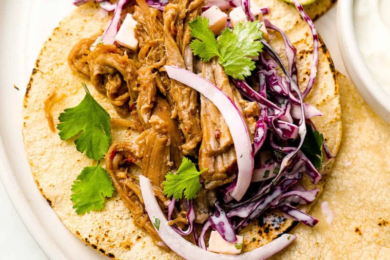 Pulled Pork Tacos with Apple Slaw