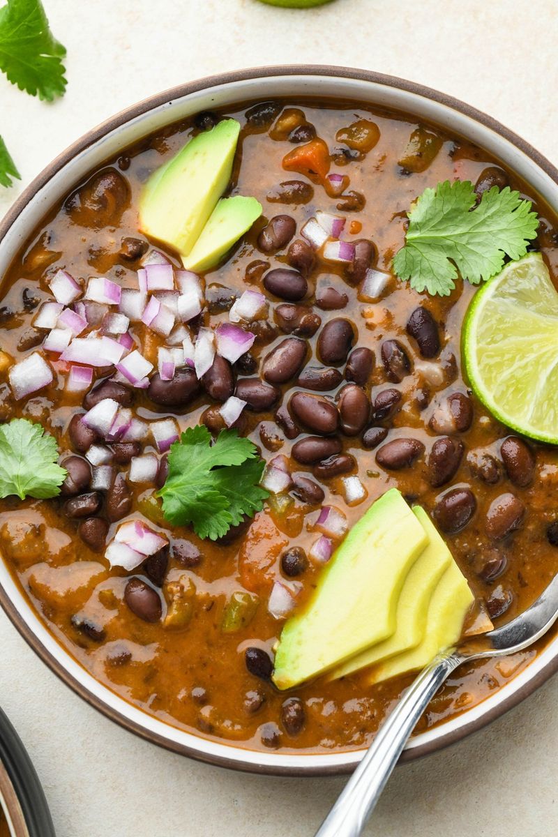 Spiced Black Bean Soup