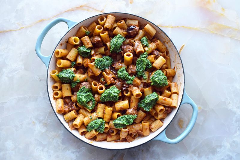 Sausage and Fennel Rigatoni