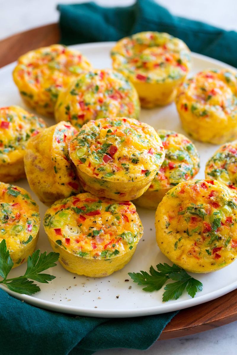 Roasted Veggie Egg Muffins