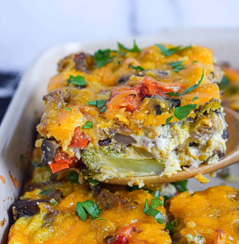Roasted Veggie Breakfast Casserole