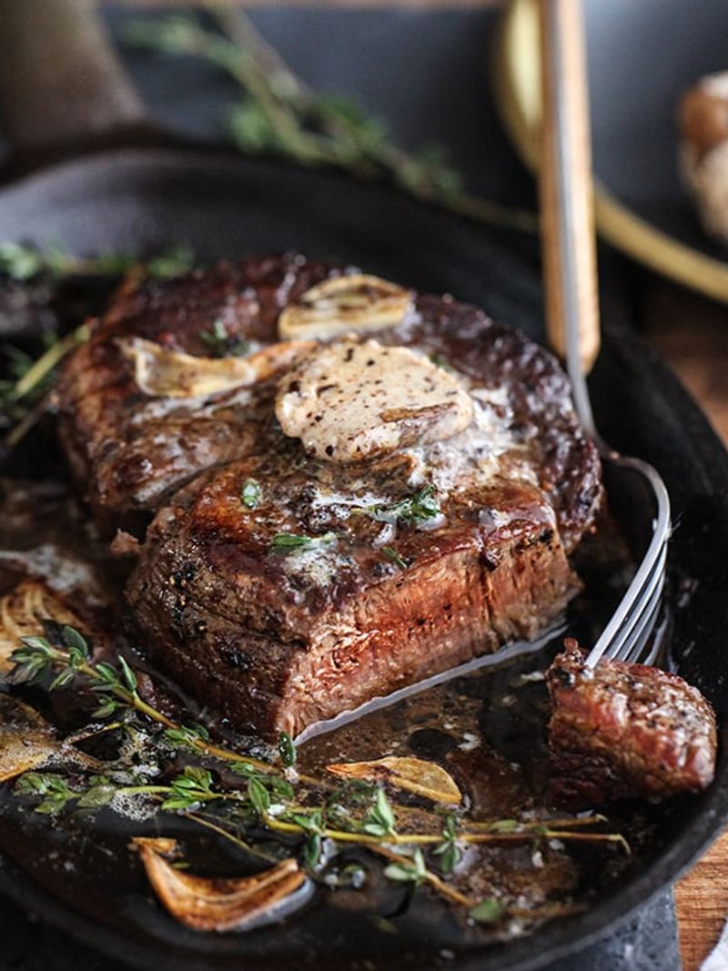 Filet Mignon with Compound Butter