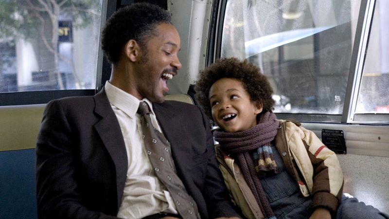 Will Smith and Jaden Smith in The Pursuit of Happyness (2006)