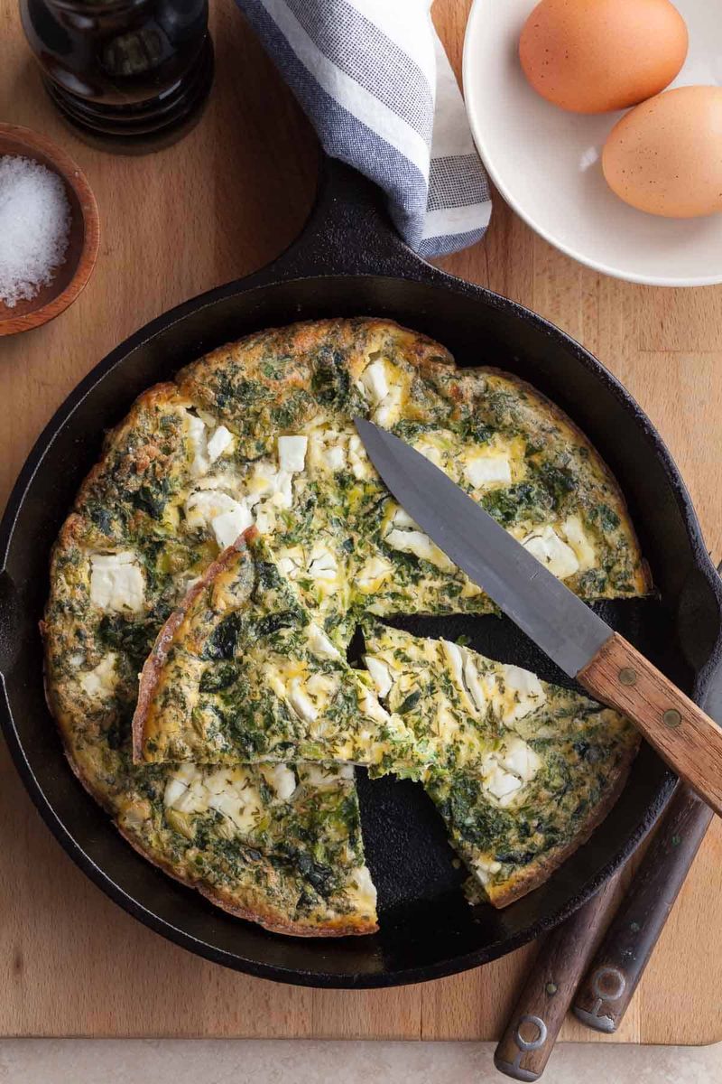 Spinach and Feta Frittata