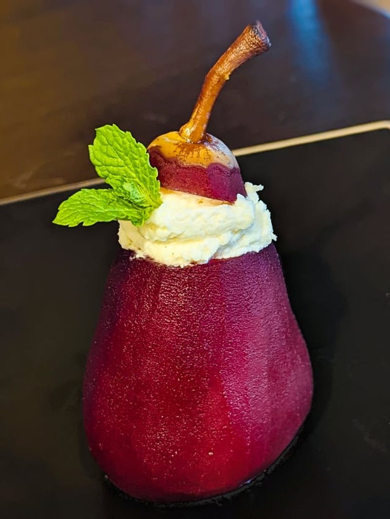Tarragon Poached Pears