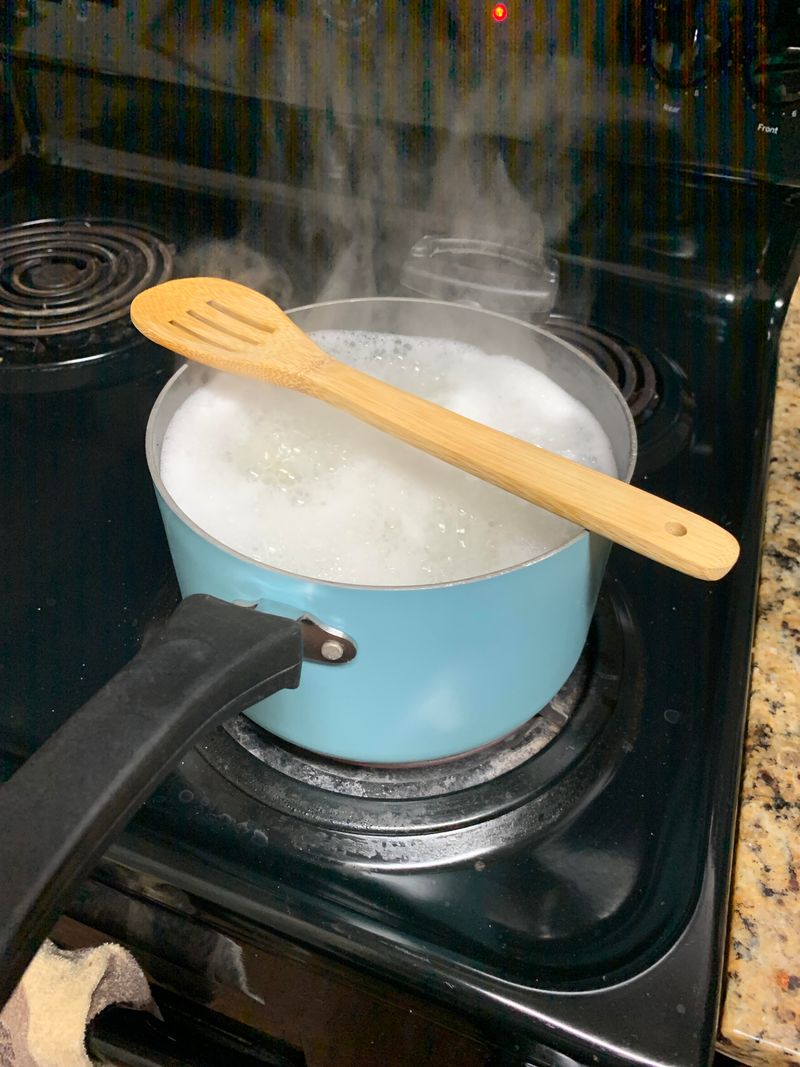 Wooden Spoon Across the Pot Stops Boilovers