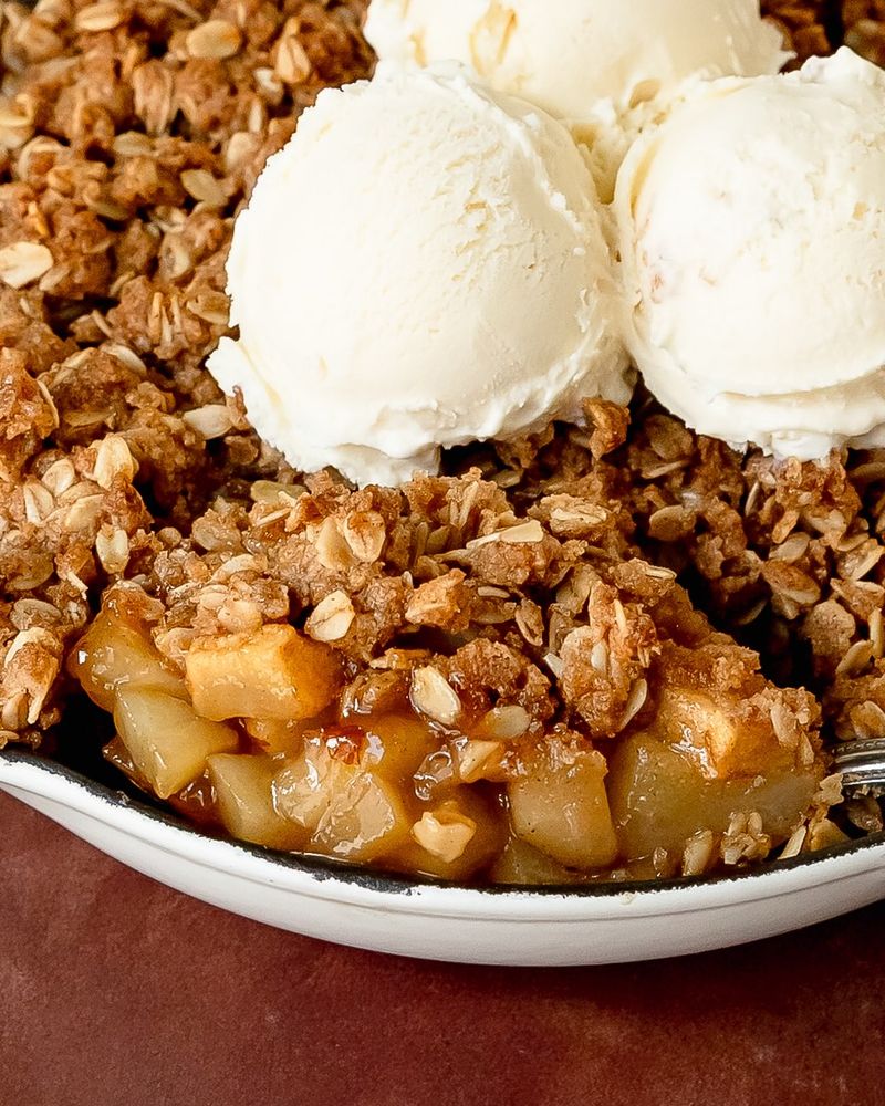 Spiced Pear Crumble