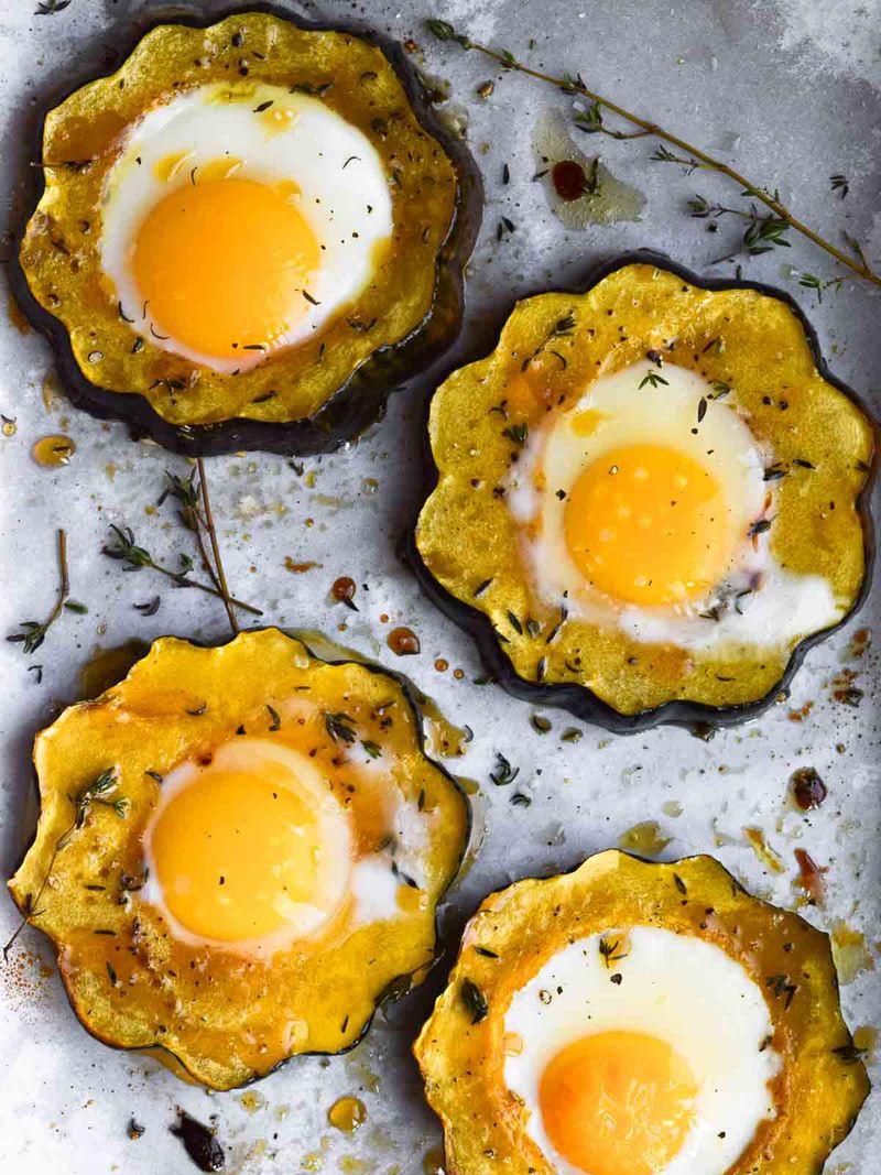Baked Egg in Acorn Squash