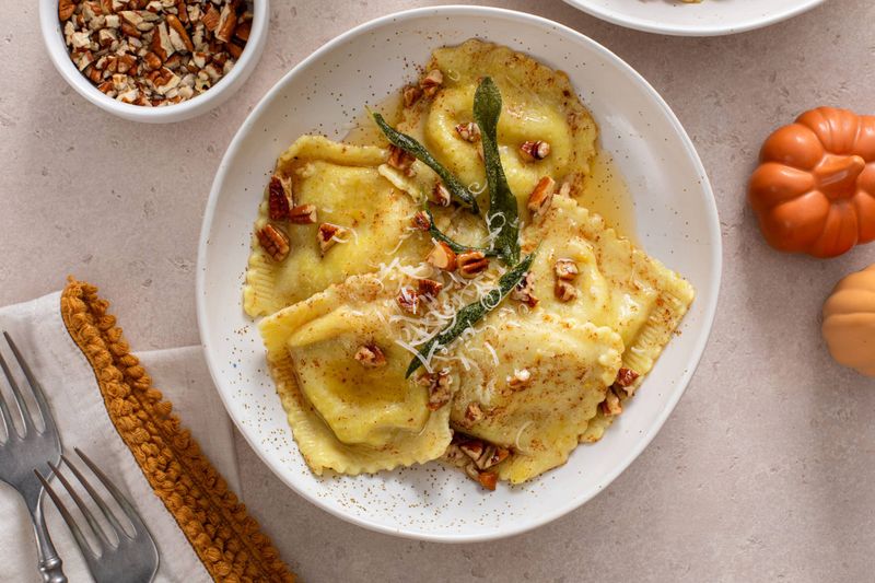 Brown Butter and Hazelnut Pasta