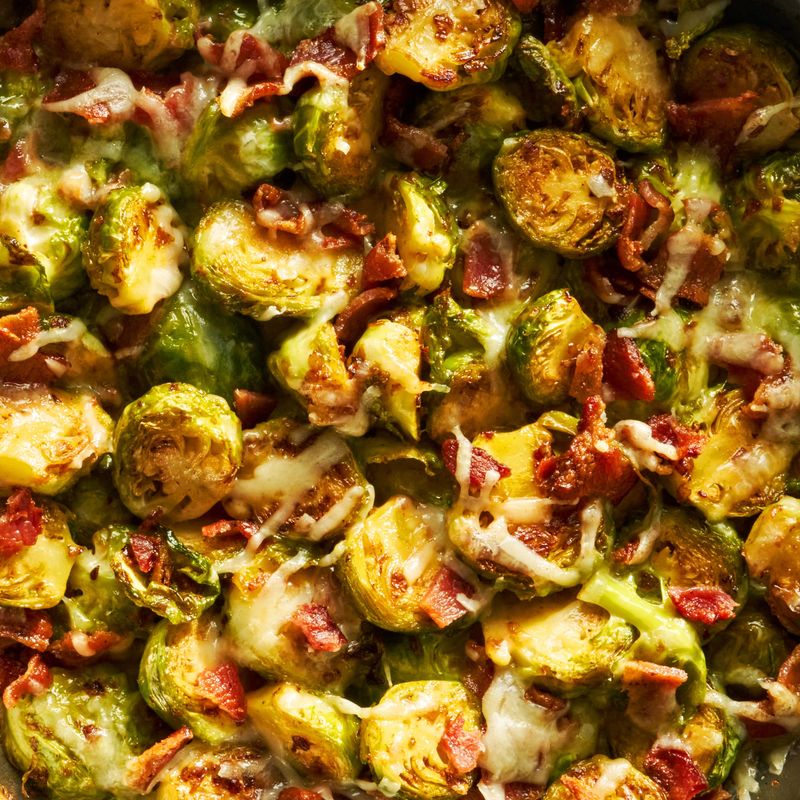 Brussels Sprout and Bacon Casserole
