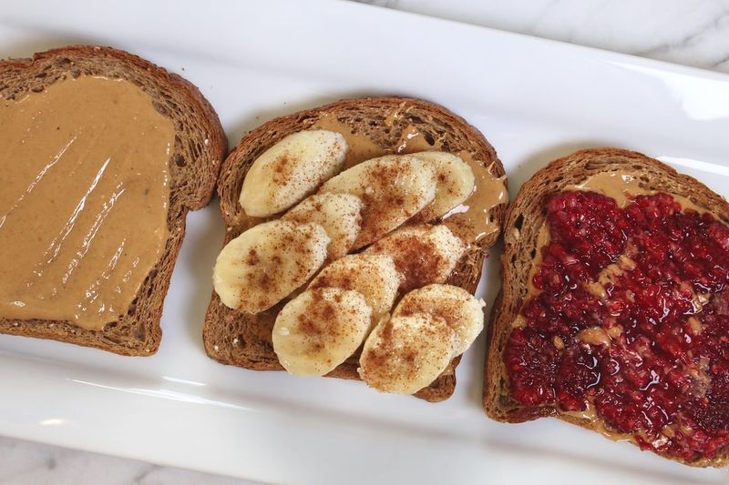 Cinnamon Almond Butter Toast on Sprouted Bread