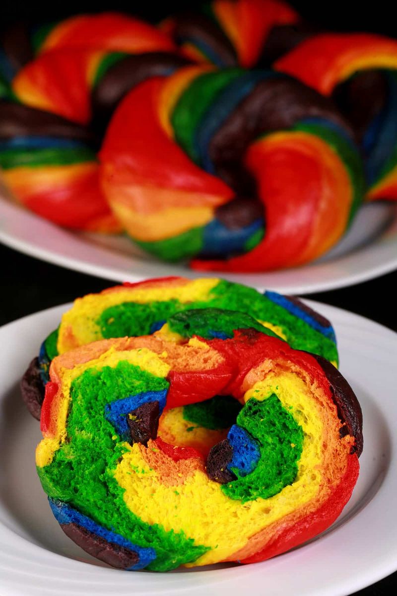 Rainbow Bagel
