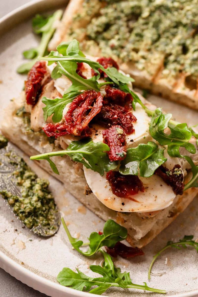 Pesto Chicken with Sun-Dried Tomatoes