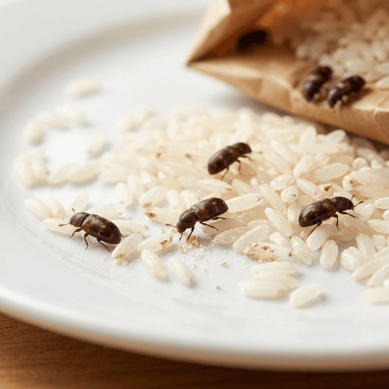 Insects or Pest Activity Inside Packaging